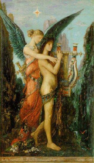 Gustave Moreau Hesiod and the Muse Germany oil painting art